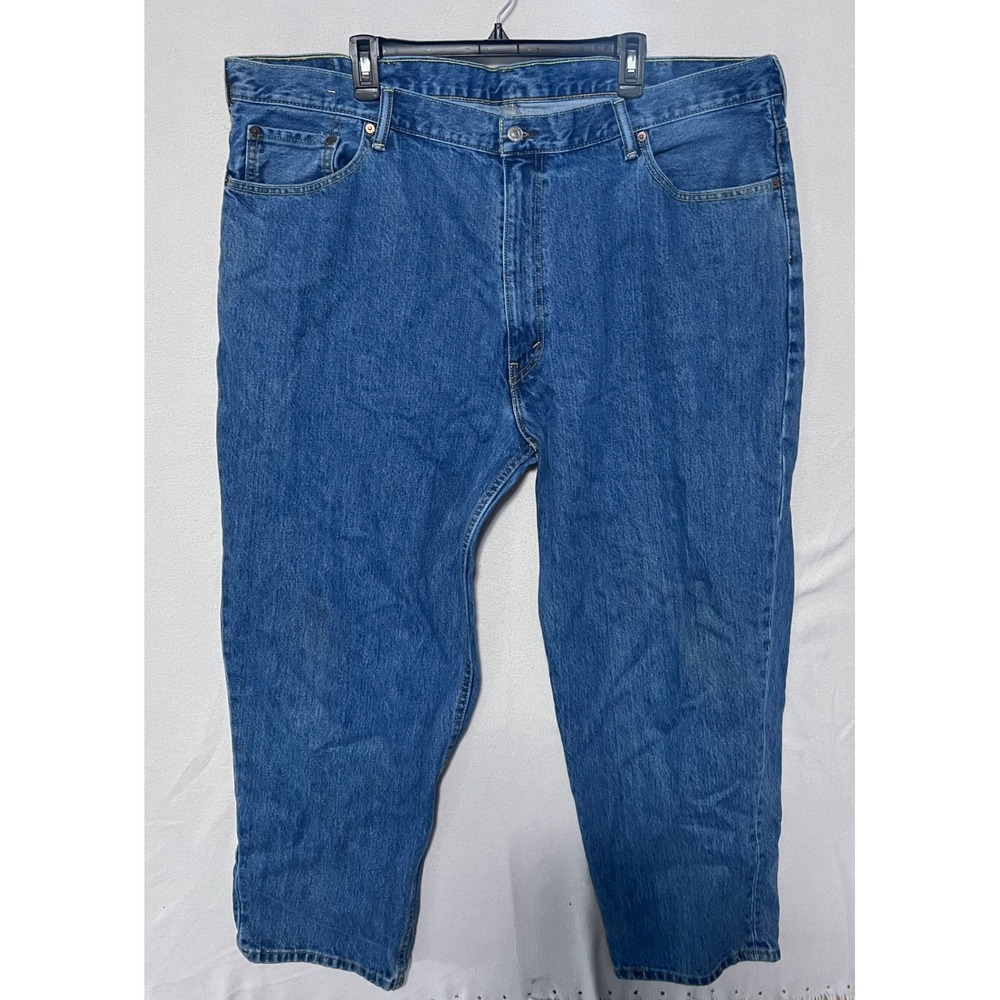 Levi's 560 Comfort Fit Jeans Mens 44x28 Blue Medium Wash Relaxed Tapered Denim